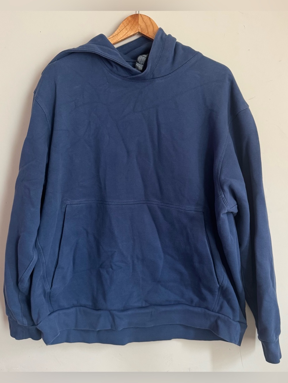 Lululemon Steady State Pullover Hoodie Sweatshirt Mens XL Navy Blue Hooded